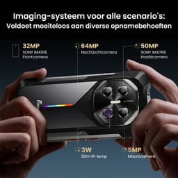 FOSSiBOT F113 Robuuste Smartphone - Dual SIM - 12 GB RAM - 256 GB ROM - 20000mAh - 6,78 inch HD+ IPS Scherm - IP68 Waterdicht Telefoon -Android 15- GPS,NFC,Face ID,OTG -metaalgrijs — thumbnail 18