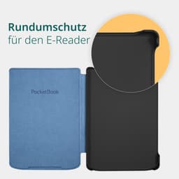 PocketBook Verse Pro Passion Red e-reader – Inclusief Blauw Hoesje (shell cover) – Voordeelbundel — thumbnail 2