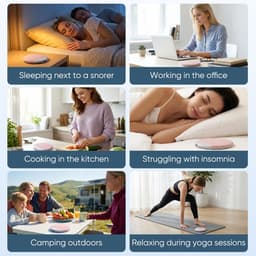 Pillow Speaker, 2026 Nieuwe Bluetooth Kussenluidspreker, Mini Botgeleiding Slaaphulp Met Stereo Bas En Witte Ruis, Ultra-Dunne Stereo Bas, Voor Volwassen Gespecialiseerde Slaapoordopjes, Grijs — thumbnail 11