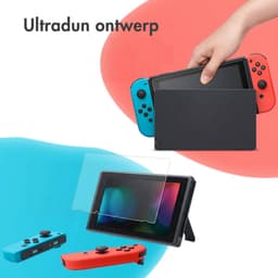 imoshion Screenprotector geschikt voor Nintendo Switch - Gehard Glas, Anti Vingerafdruk Coating, Krasbestendig en UV Werend - Accessoires — thumbnail 2