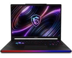 MSI Raider 16 Max HX B2WJ-038NL Intel Core Ultra 9 275HX Laptop 40,6 cm (16") Quad HD+ 32 GB DDR5-SDRAM 1 TB SSD NVIDIA GeForce RTX 5090 Wi-Fi 7 (802.11be) Windows 11 Home Zwart