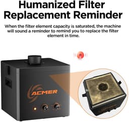 Flolife - AP220 Rookzuiveraar voor Lasergraveerder – Hoog Rendement Rookafzuiger met Laagfilterelement – Zuiveringsreiniger voor Rook & Damp — thumbnail 4