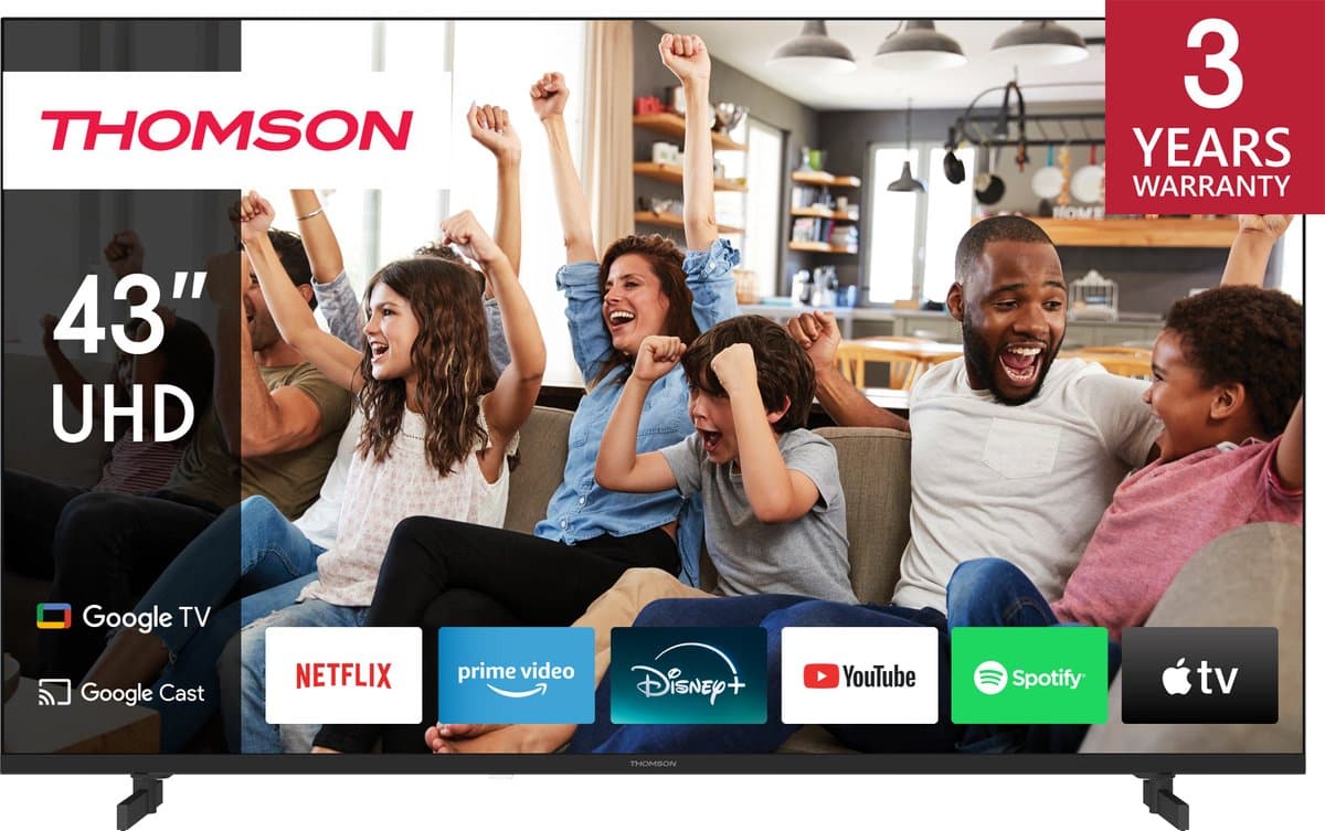 Thomson - Google TV - 4K Ultra HD - 43UG4S14 — afbeelding 1