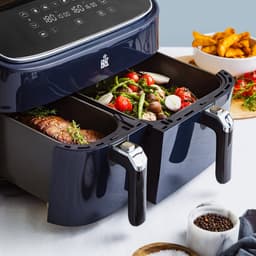 BK Supreme XXXL Airfryer 9L - PFAS vrij - dubbele mand 3L + 6L - met 4-delige grillset — thumbnail 6
