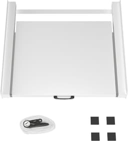DnA® Tussenstuk Wasmachine Droger - Stapelkit - Tussenstuk Wasmachine en Droger - Tussenstuk Wasmachine Droger Zwart - Tussenstuk Wasmachine Droger Aeg - Wit - 54cm x 60cm x 8cm — thumbnail 5