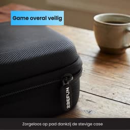 2BEFUN Case geschikt voor Nintendo Switch - Incl. Screenprotector - Hoes geschikt voor Nintendo Switch - Beschermhoes - Opbergtas - Accessoires - Zwart — thumbnail 6