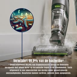 Core® Steelstofzuiger met snoer - Steelstofzuiger - Stofzuiger - Grijs /Groen- ‎25cm x 27cm x 112cm — thumbnail 7