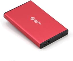 Externe Harde Schijf - Draagbare Opslag - Bestanden Overzetten - Snelle USB 3.0 - 25 Inch - Rood — thumbnail 2