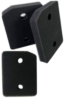 3stuks - Filter spons foam van condensor wasdroger alternatief - geschikt voor droger Miele - 207 x 157 x 30 mm - Filterpads voor wasmachines - voor Wasdrogers - Basisfilter - mat zwart — thumbnail 1
