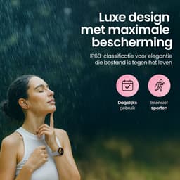 Siltcon® Auréa Smartwatch Dames & Heren - Horloge Dames - Stappenteller Horloge Dames - Hartslagmeter - Slaapmonitor - Saturatiemeter - Geschikt voor iOS/Android - AMOLED - RVS - Elke pols - Incl. 5 Bandjes — thumbnail 13