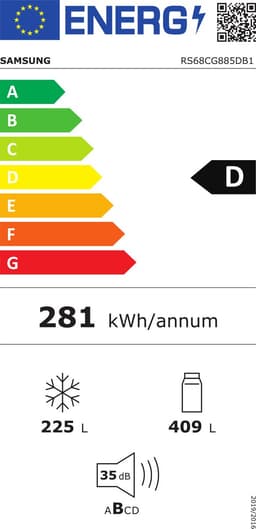 Samsung RS68CG885DB1 - Amerikaanse koelkast - No Frost - Twin Cooling Plus — thumbnail 2