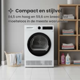 Salora DRYER75B - Condensdroger - Wasdroger - Droger - 7 kilo - Energie Label G — thumbnail 5