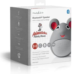 Nedis Bluetooth®-Speaker - Maximale batterijduur: 3 uur - Handheld Ontwerp - 9 W - Mono - Ingebouwde microfoon - Koppelbaar - Animaticks Melody Mouse - Grijs — thumbnail 10