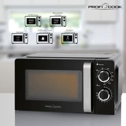 ProfiCook MWG 1208 - Magnetron met Grill  - 17L - zwart — thumbnail 2