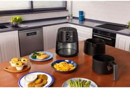 Beko FRL2242B Enkel 3,9 l Vrijstaand 1500 W Heteluchtfriteuse Zwart — thumbnail 4