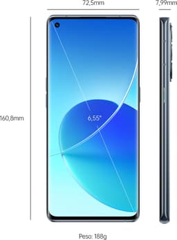 OPPO Reno 6 Pro - 256GB - Grijs — thumbnail 4
