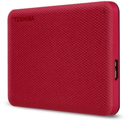 External Hard Drive Toshiba CANVIO ADVANCE Red 1 TB USB 3.2 Gen 1 — thumbnail 2