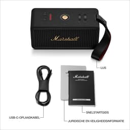 Marshall Middleton II - Portable speaker - Black & Brass — thumbnail 7