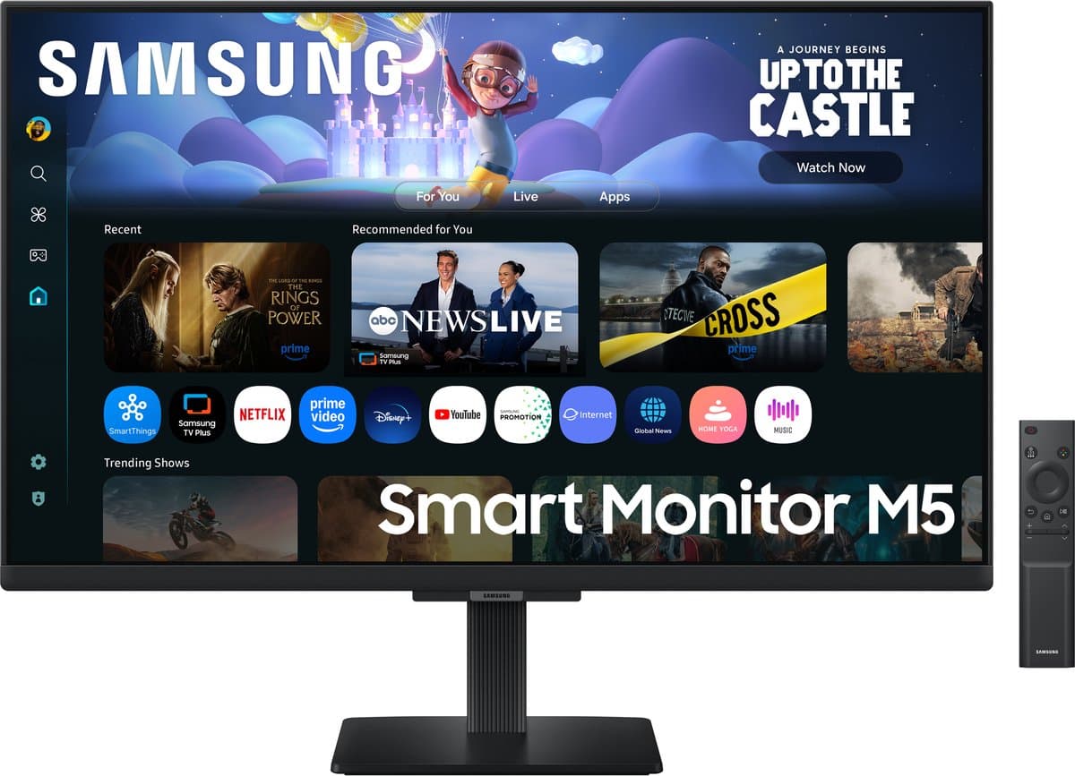 Samsung M5 M50F - Full HD Smart Monitor - 27 inch - zwart — afbeelding 1