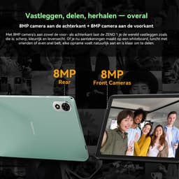 Blackview ZENO 1 Tablet - 8 inch Android 15 Tablet - 12 GB RAM+64 GB ROM(2TB TF) - T615 8-Kern KI-Chip - 4G LTE+WiFi 5G - 6000mAh - Face ID - Widevine L1 - BT5.2 - Groen — thumbnail 7