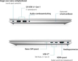HP EliteBook 845 G8 AMD Ryzen™ 5 PRO 5650U Laptop 35,6 cm (14") Full HD 8 GB DDR4-SDRAM 256 GB SSD Wi-Fi 5 (802.11ac) Windows 10 Pro Zilver — thumbnail 1