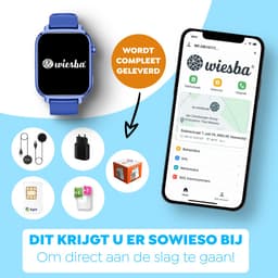 Wiesba WB13 Pro - smartwatch kinderen - gps horloge kind - kinderhorloge bellen - gps tracker kinderhorloge - kinderhorloge met gps - kinderhorloge - Blauw — thumbnail 13