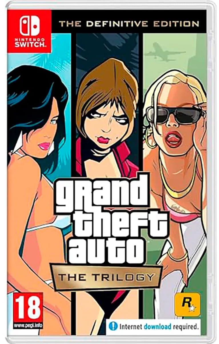 GTA The Trilogy: The Definitive Edition - Nintendo Switch — afbeelding 1