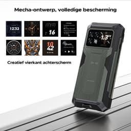 DOOGEE S200 Max 5G AI Outdoor-telefoon-22000 mAh/66 W batterij-36 (16 + 20) GB+512 GB-Android 15-6,72inch FHD+120 Hz-scherm aan de voorkant-1,3-inch scherm aan de achterkant-108 MP+20 MP nachtzicht+32 MP camera's-Dubbele 120 LM kampeerlamp-WiFi 6-NFC — thumbnail 2