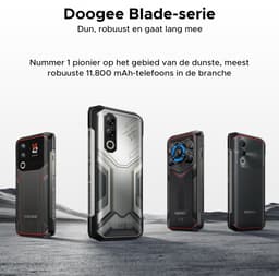 DOOGEE Blade 20 Max 4G - Robuuste Smartphone - Robuuste Telefoon - 36GB RAM + 1TB ROM /2TB TF - Helio G100 - 11800 mAh/ 33 W - 6,6 inch + 120 Hz - 3 kaartsleuven - 20MP Nachtzicht - Face ID - IP68 - Natuurlijk — thumbnail 10