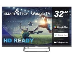 32 inch HD LED TV met Google HDMI, USB en Resolutie 1366 x 768