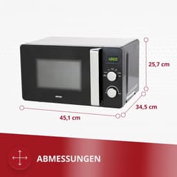 Compacte Magnetron 20 Liter met LED Display, 700W en Automatische Ontdooi- en Kookprogramma's — thumbnail 2