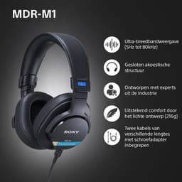 Sony MDR-M1 - Studio koptelefoon met gesloten achterkant - Zwart — thumbnail 6