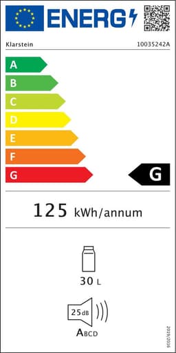 Happy Hour minibar 5-15°C EEK G 25 dB ledverlichting — thumbnail 4