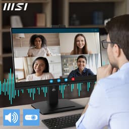 MSI Pro MP275QPDG - QHD IPS Docking Monitor - USB-C 98w - RJ45 - 27 inch — thumbnail 9