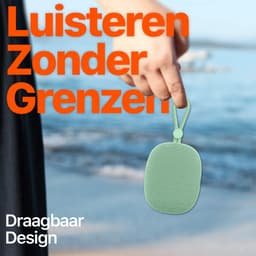 Mini Speaker Bluetooth 5.3 - 12+ Uur Afspeeltijd - Spatwaterbestendig - Draadloze Speakers Klein - Groen — thumbnail 4