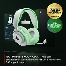 SteelSeries Arctis Nova 5X Wireless - Draadloze Gaming Headset - Wit - 100+ audio presets - 60 uur accuduur - 2.4-GHz en Bluetooth - Xbox & PC — thumbnail 5