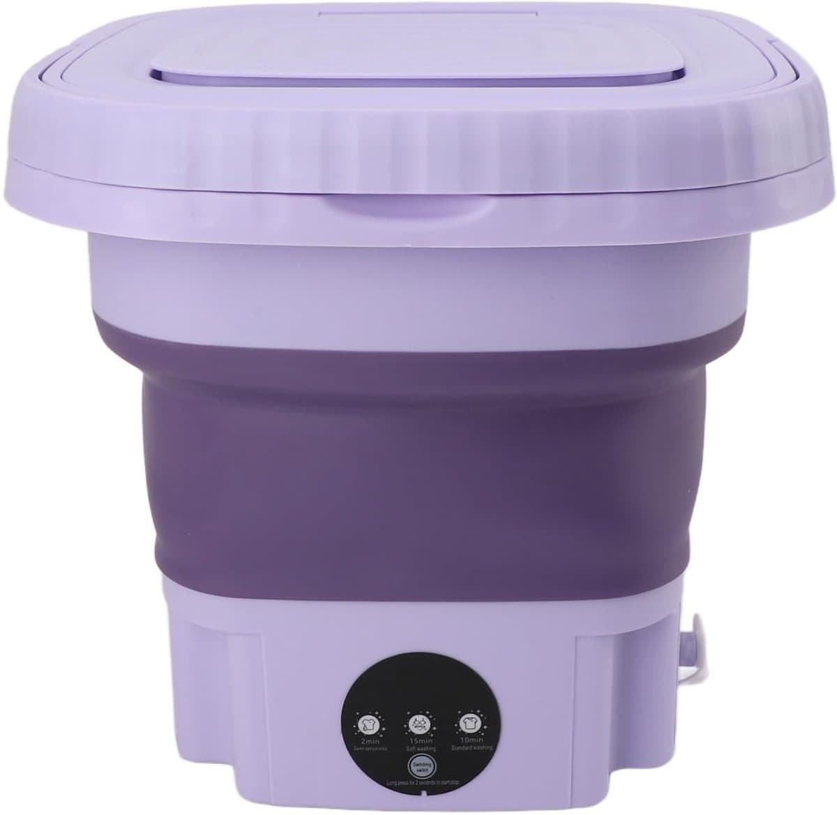 Vt products - Draagbare wasmachine - Mini-wasmachine - Opvouwbaar en groot 11L - Compact formaat - Babykleding - Volautomatisch en gebruiksvriendelijk — afbeelding 1