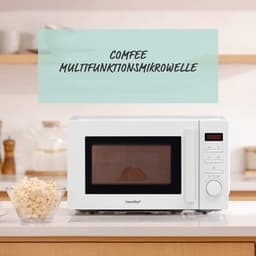 Magnetron 20 Liter - 700W - Solo Magnetron met 8 Programma's en Timer - Wit — thumbnail 6