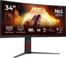 AOC G4 CU34G4 - WQHD Curved Ultrawide Gaming Monitor - 180hz - 34 inch — thumbnail 17