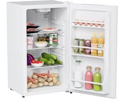 KitchenBrothers Koelkast - 92L - Tafelmodel - IJskast - Frigo - Vrijstaand - Wit
