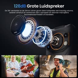 FOSSiBOT F110L Robuuste Smartphone - Dual SIM - 4GB RAM - 128GB ROM - 10000mAh - 6,745 inch HD+ IPS Scherm - IP68 Waterdicht Telefoon -Android 15- GPS,NFC,OTG - ijzergrijs — thumbnail 17