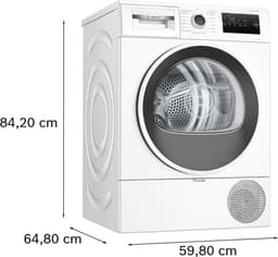 Bosch WTH8520ENL - Serie 4 - Wasdroger - Warmtepompdroger - 8 kg - Zeer stil - Auto Dry: droogt automatisch tot de gewenste droogtegraad - Easy Clean Filter: efficiënt drogen met eenvoudig onderhoud — thumbnail 13