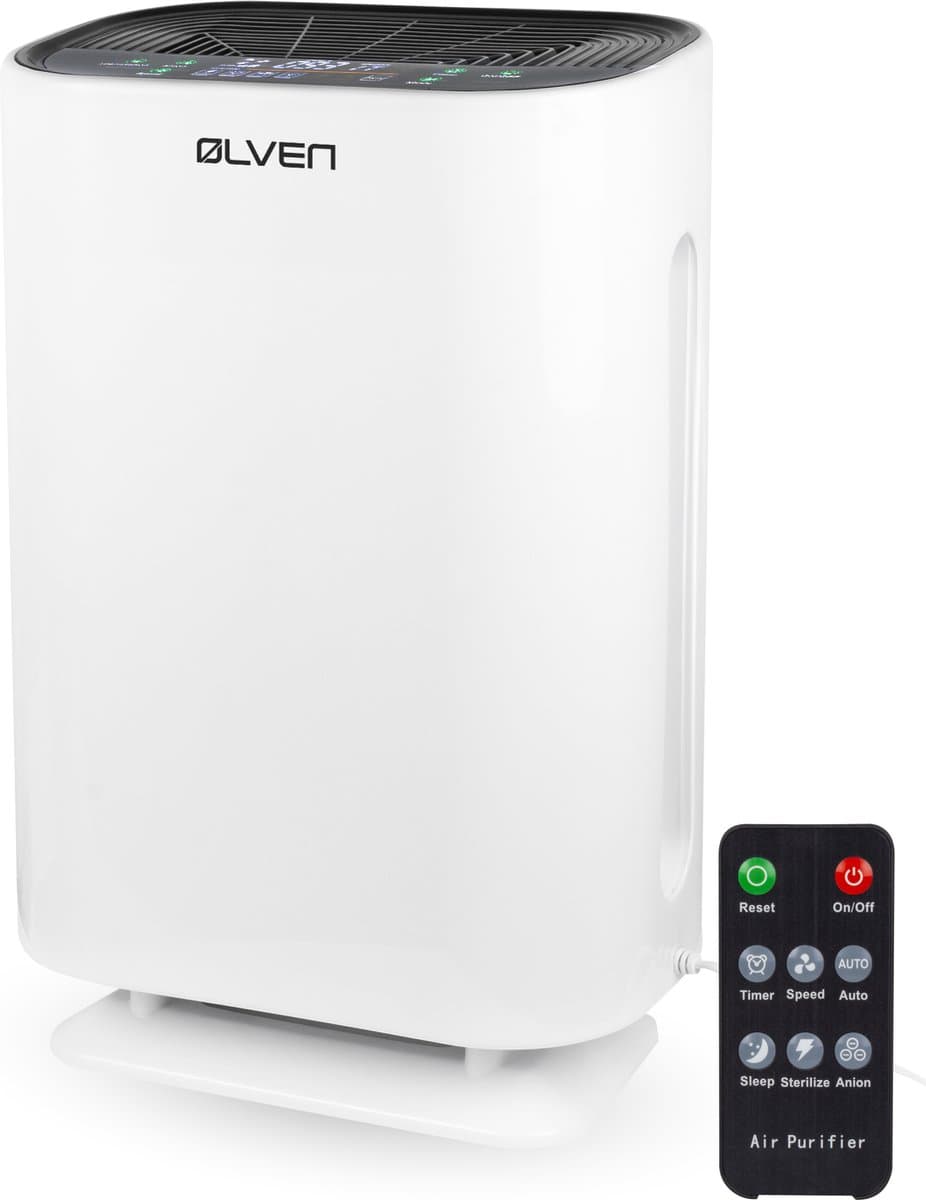 Ølven Luchtreiniger - Air Purifier - Hepa Filter & Ionisator - Luchtfilter - 180 m³/u - Air Cleaner — afbeelding 1