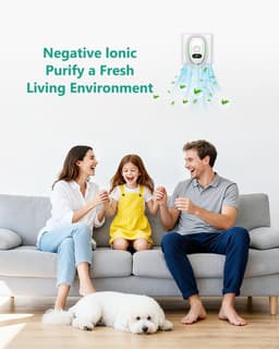 Stekker-luchtreinigers – Luchtreinigers met negatieve ionen – Draagbare mini-luchtreinigers – 4-pack – Stille werking – Ideaal voor keukens, slaapkamers en kantoren – Verwijdert effectief geuren van huisdieren en tabak — thumbnail 3