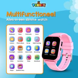 TeddiQ Playwatch - Kinder Smartwatch - Kinderhorloge - Roze - 31 educatieve games - Smartwatch Kind - HD Scherm — thumbnail 8