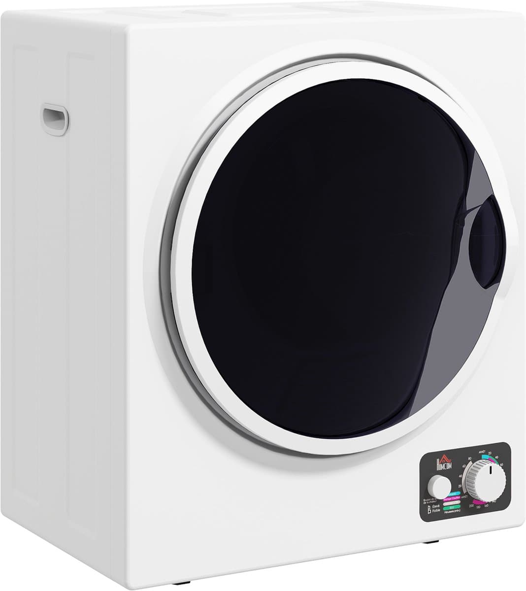 Homcom Wasdroger-Kunststof-49L x 40,5B x 60H cm-Wit — afbeelding 1