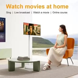 House of Balance Verrijdbaar Smartscreen - Tablet op Verrijdbare standaard - 21.5 Inch - Draaibaar - Wit - Koken Gaming Videocalls - Multifunctioneel — thumbnail 4