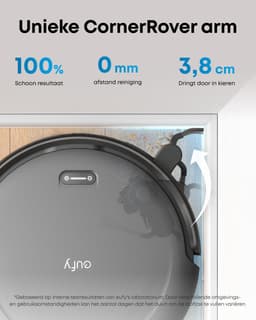 eufy Auto-Empty C10, slanke behuizing van 7,2 cm, tapijtreiniger, edge expansion borstel, automatisch legen, point laser en multi-infrarood navigatie — thumbnail 2