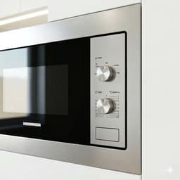 Heinner Inbouw Magnetron – 20 L – 800 W – 5 Vermogensniveaus – Ontdooifunctie – Mechanische Bediening – 35 Min Maximale Kooktijd – Zwart/Zilver — thumbnail 5