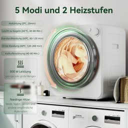 Homcom Wasdroger-Staal, roestvrij staal-48L x 44B x 57H cm-Wit — thumbnail 6